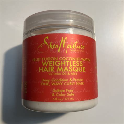 Shea Moisture Fruit Fusion Coconut Water Weightless Hair Masque Ml