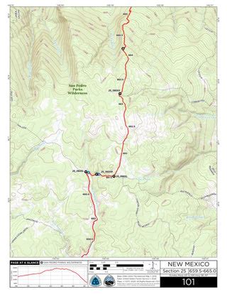 CDT Map Set - New Mexico map by Continental Divide Trail Coalition ...