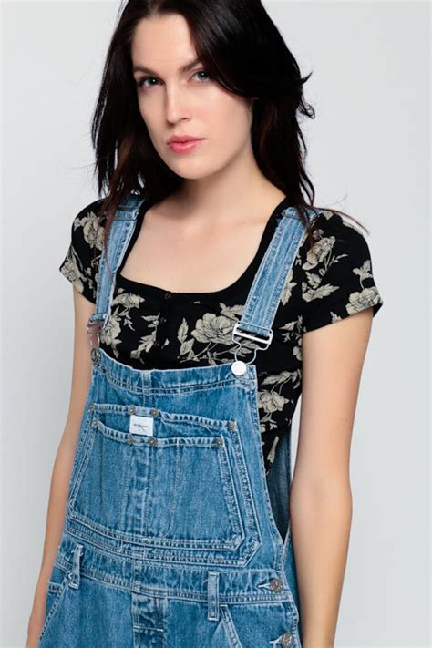 90s Denim Overalls Women Pants CALVIN KLEIN Grunge Baggy Etsy