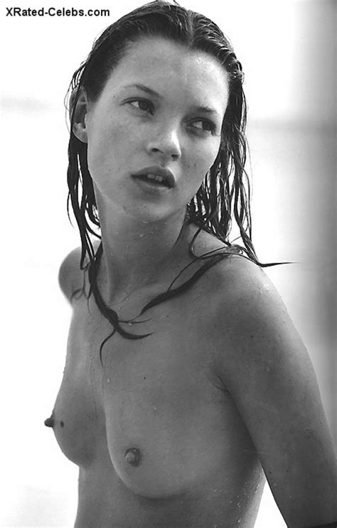 Kate Moss Nude And Wet Showing Her Stiff Nipples Hot Nude Celebrities