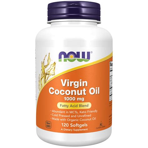 Willner Chemists Now Foods Coconut Oil Mg By Now Foods Is A