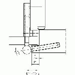 Flügelteil für gefälzte Türen V 0026 WF vernickelt Simonswerk