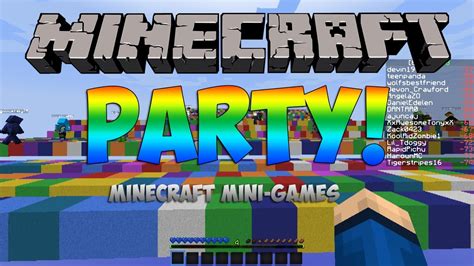 Minecraft Party Minecraft Mini Games Ep Youtube