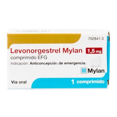 Levonorgestrel Mylan Anticonceptivo De Emergencia Tras Relaciones Sin