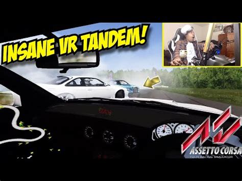 Tandem Drifting In VR Is INSANE!! Assetto Corsa Drift w/ The Gang ...