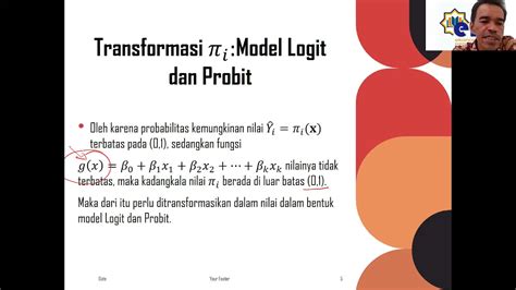 Model Logit Dan Probit YouTube