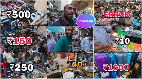 Complete Tour Of Chor Bazar Mumbai 2024 Chor Bazar Market Me Huwi Fight 😱 Youtube