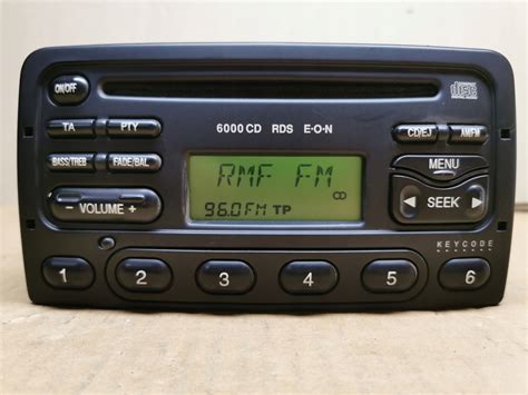 RADIO FORD 6000 CD 6000CD RDS EON KOD 11099299990 Oficjalne