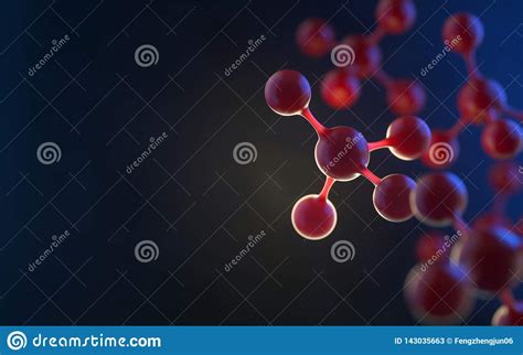 Modelo De La Mol Cula Concepto De La Ciencia D Representaci N Imagen