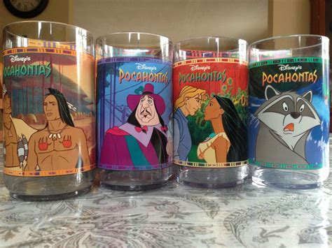 Pocahontas collectible cups from Burger King. : r/nostalgia