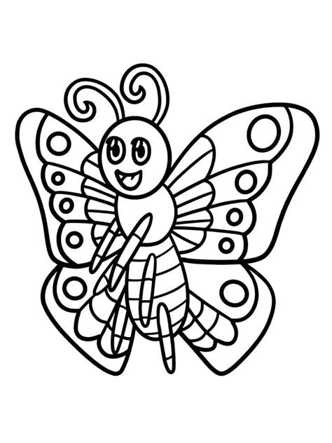 Dibujos De Mariposa Para Ni Os Para Colorear Para Colorear Pintar E