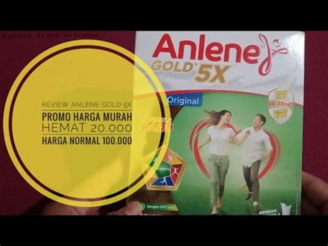 Review Anlene Gold X Harga Promo Hemat Harga Normal