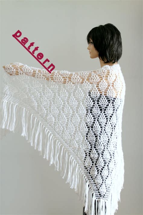 Crochet Shawl Wrap Pattern Wedding Shawl Wrap Shawls Crochet Pattern - Etsy