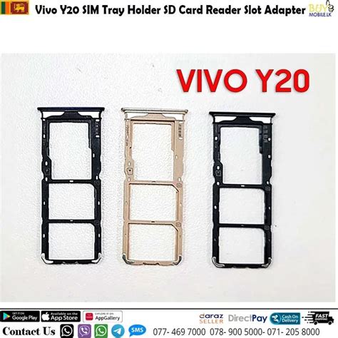 Vivo Y20 Sim Tray Holder Sd Card Reader Slot Adapter Buymobilelk