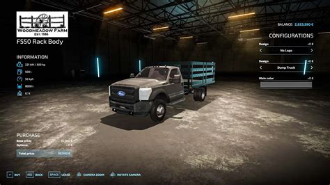 Ford F550 Rack Body V1 0 Fs22 Mod Farming Simulator 22 Mod