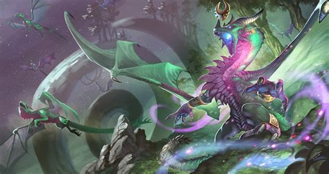 Ysera and the Green Dragonflight by Dragolisco on DeviantArt