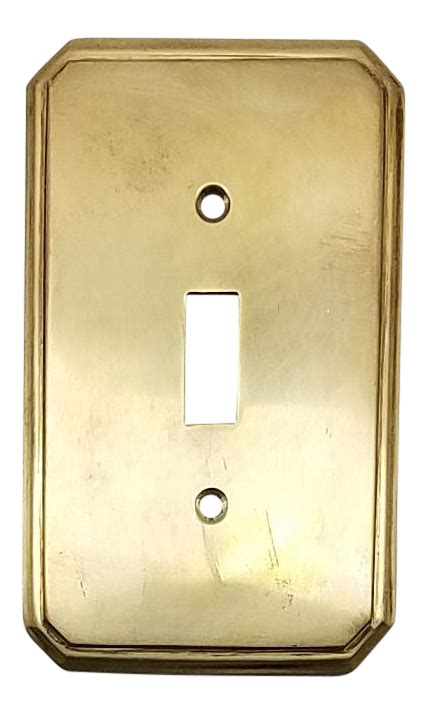 Vintage Brass Switch Plate Chairish