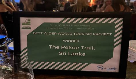 Sri Lanka Wins British Guild Of Travel Writers Award Amazing Sri Lanka