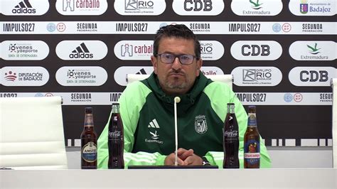 Rueda De Prensa I Aki Alonso Previa Cde Ursaria Cd Badajoz Youtube