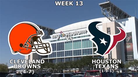 Cleveland Browns Vs Houston Texans Live Reaction Play By Play Youtube