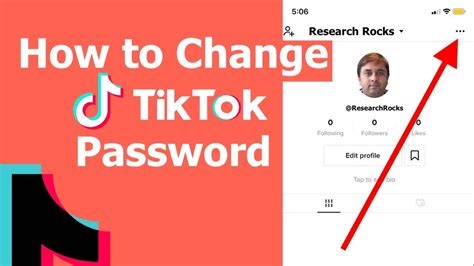 How To Change Tik Tok Password YouTube