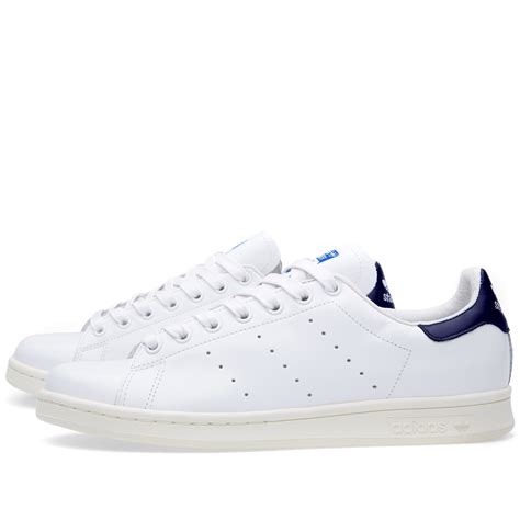 Adidas Stan Smith White And Collegiate Royal End Us