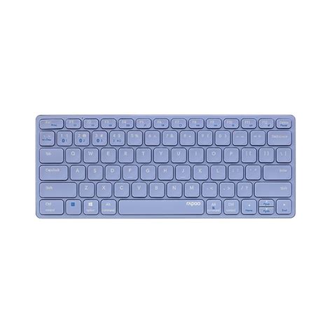 Rapoo E G Purple Multi Mode Ultra Slim Keyboard