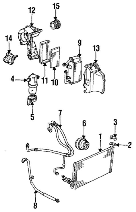 Condenser Compressor Lines For 1991 GMC Syclone GM Parts Center