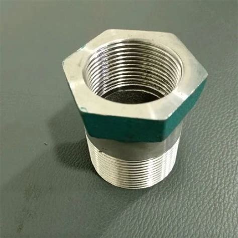 Round Circular 15mm Male Stainless Steel Hex Reducing Bush For