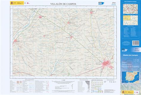 Villalón de Campos Mapa Topográfico Nacional 1 25 000 2019