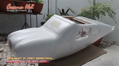 Rc Plane Cessna Epo Mm Kit Build Subtitle Indonesia