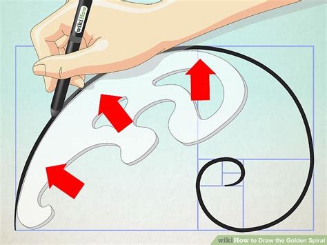 How To Draw The Golden Spiral 13 Steps With Pictures WikiHow