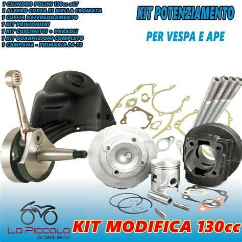 Kit Modifica Cilindro Polini Albero Motore Vespa Pk Xl Hp Fl