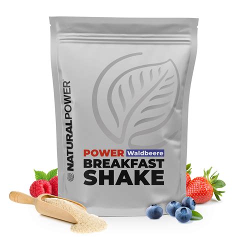 Power Breakfast Shake Natural Power Aroma De Fructe De Padure 800g