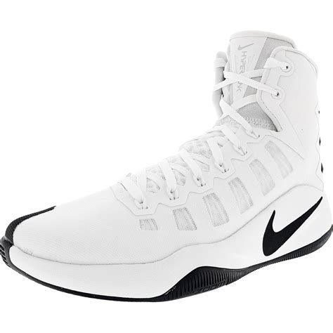 Nike Men S Hyperdunk 2016 Tb White Black Metallic Silver High Top