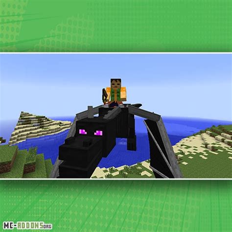 Dragon Mounts Addon Minecraft Bedrock Addons Boost Your Game