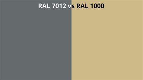 Ral 7012 Vs 1000 Ral Colour Chart Uk