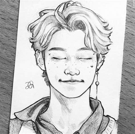 Done By Hanasart On Instagram Sketches Kpop Drawings Art Sketchbook