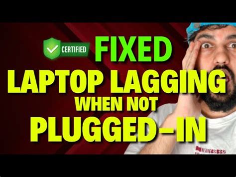 Laptop Lagging When Not Plugged In Fixed Youtube