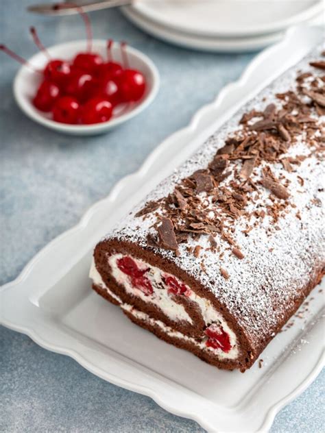 James Martin Black Forest Roulade British Chefs Table