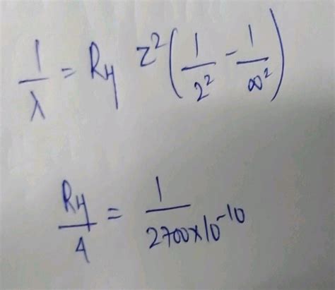 If the short series limit of the Balmer series for hydrogen is 3646 A ...