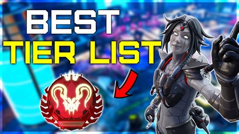 The Best Legend Tier List For Ranked Arenas S15 Apex Legends Youtube