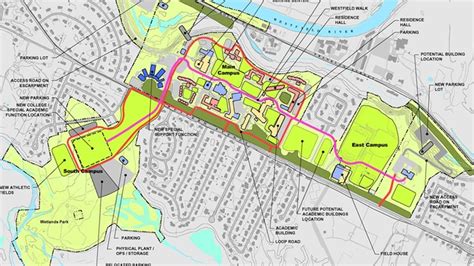 Westfield State Campus Map