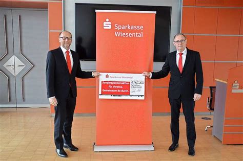 Sparkasse Wiesental Verteilt 42 500 Euro Spenden An 54 Vereine Aus Dem Wiesental Schopfheim