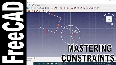 Freecad Mastering Constraints But Allowing Movement And Rotation Youtube