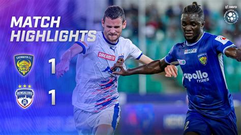 Highlights Chennaiyin Fc Bengaluru Fc Mw Hero Isl