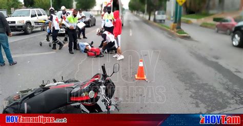 Hoy Tamaulipas Motociclista Lesionado De Gravedad Tras Accidente En Nuevo Laredo