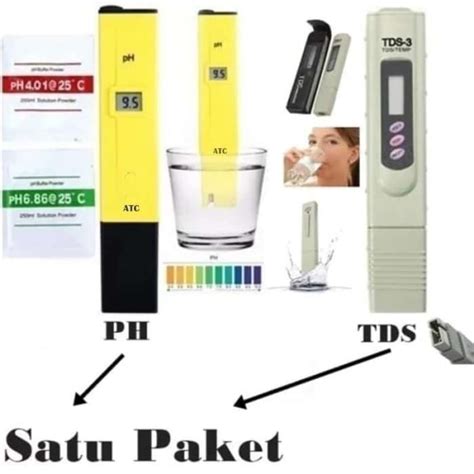 Promo Paket Alat Ukur Ph Meter Dan Tds Tester Digital Hidroponik