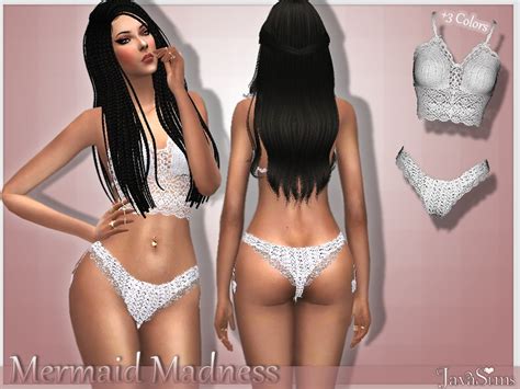 Sims 4 CC S The Best Lace Bikini By JavaSims