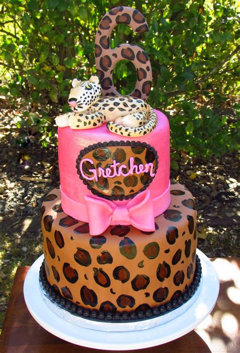 Leopard Birthday Cake CakeCentral